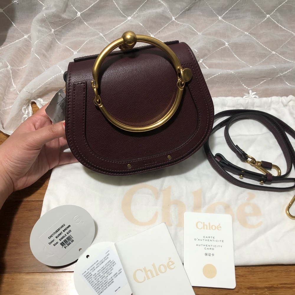 ❌SOLD❌Chloe Small Nile Leather Crossbody Bag - Picture 1 of 8